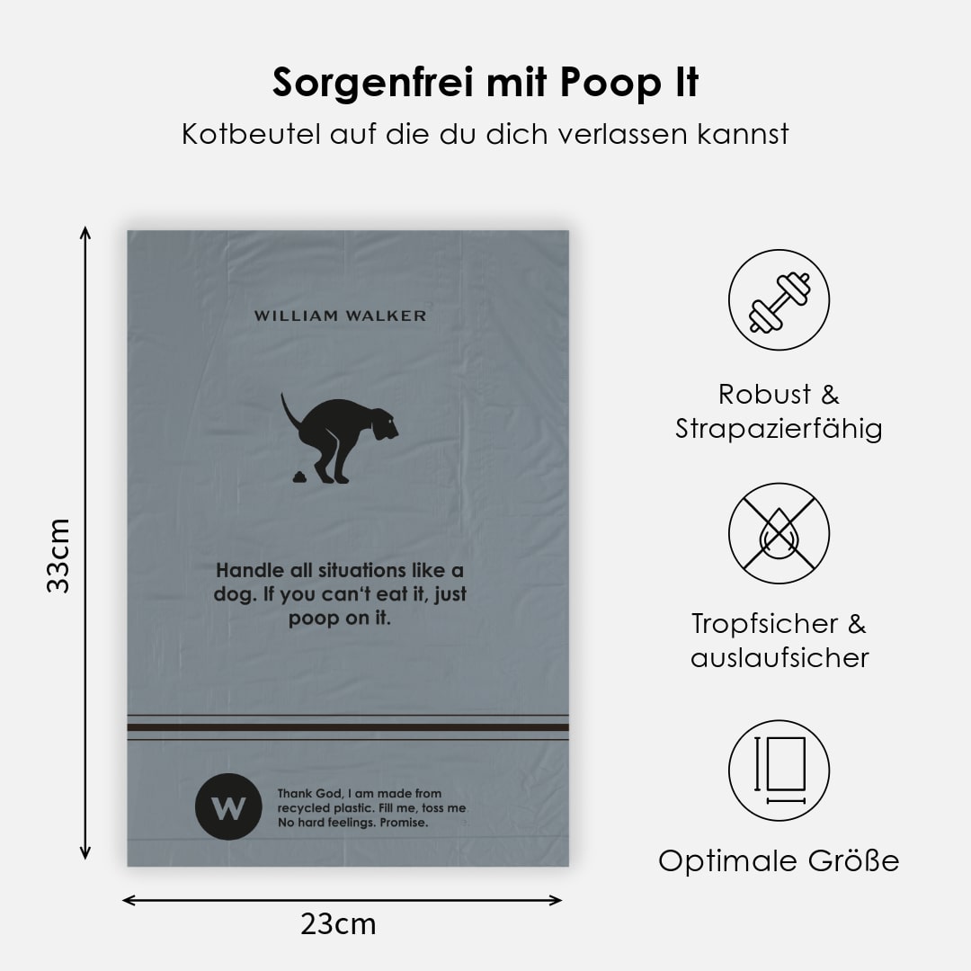 POOP IT - 300 Kotbeutel (20 Rollen)