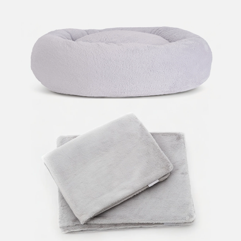 Round dog bed Comfy Sky Bundle